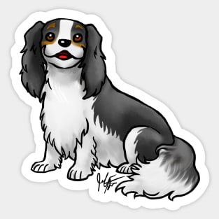 Dog - Cavalier King Charles Spaniel - Tri-Color Sticker